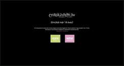 Desktop Screenshot of erotikashow.hu